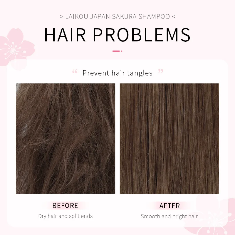 LAIKOU Japan Sakura  Shampoo R - Hair Care Dandruff ulasan dan harga