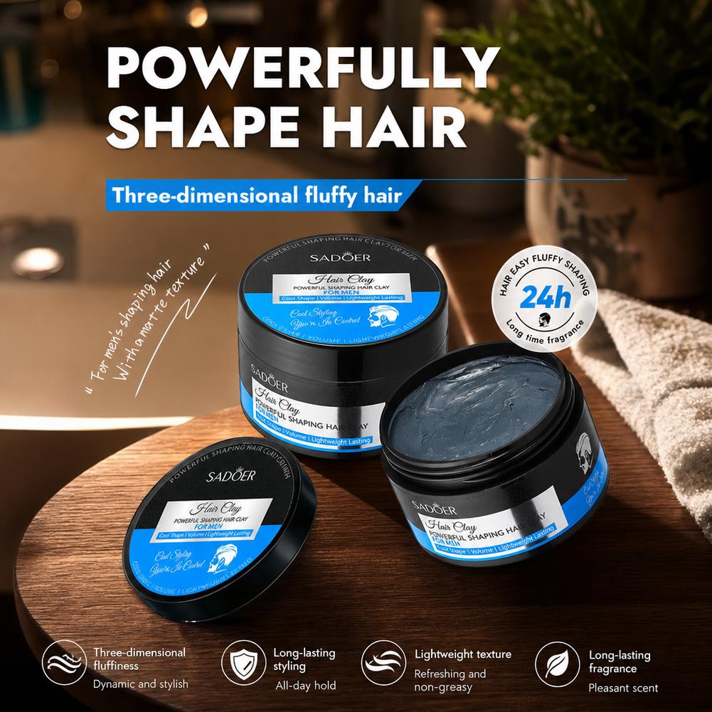 Men's Hair Styling Clay Strong - Hair Care Lotion ulasan dan harga