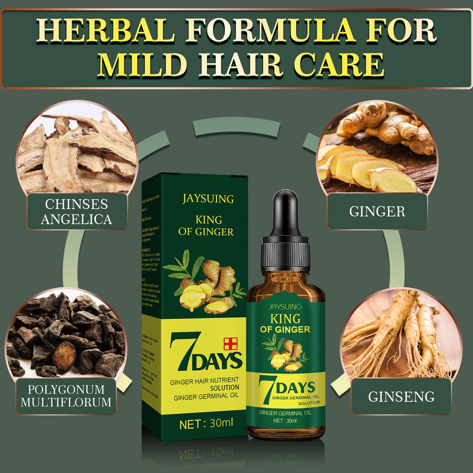 Ginger Hair Essence Anti Hair  - Hair Care Korean Products ulasan dan harga