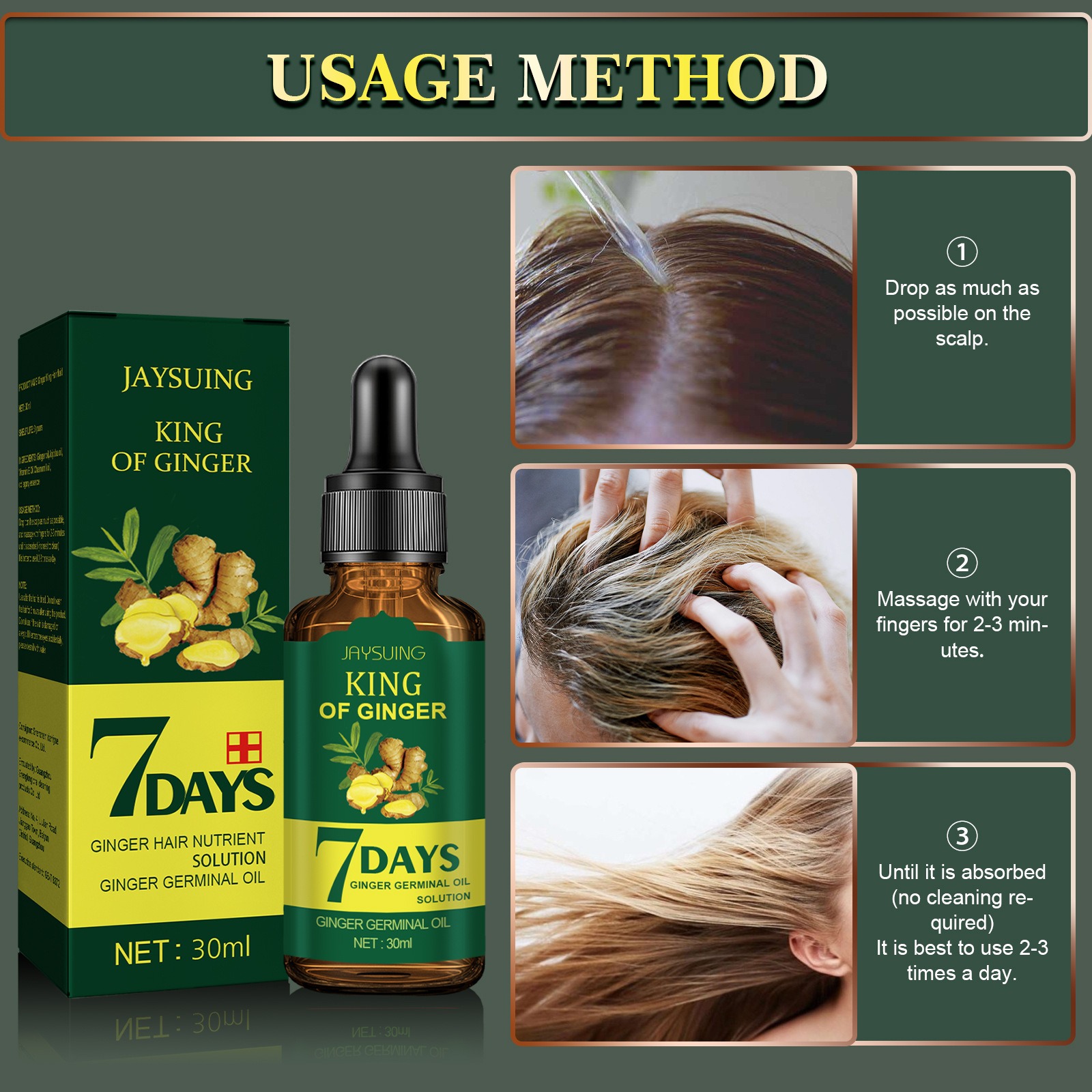 Ginger Hair Essence Anti Hair  - Hair Care Korean Products ulasan dan harga