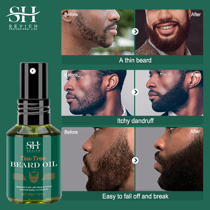 Tea Tree Beard Oil Set For Men - Hair Care Organic ulasan dan harga